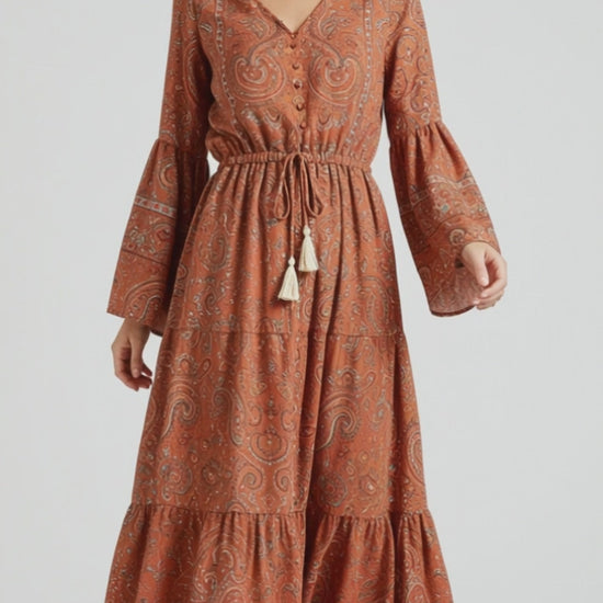 Product video for maxi dress