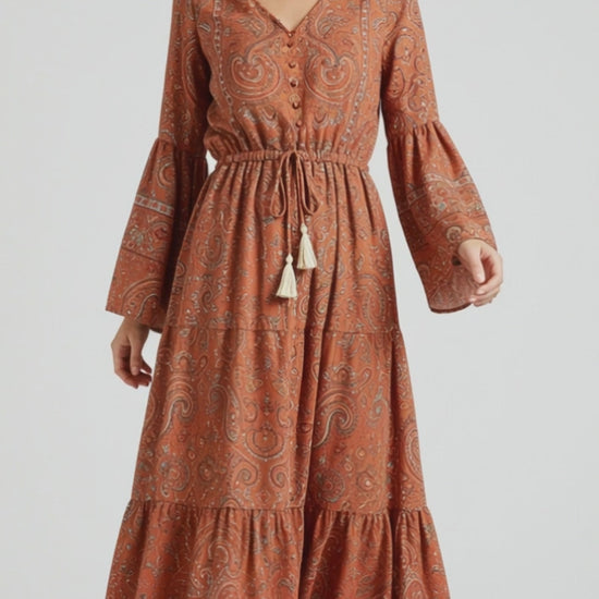 Product video for maxi dress